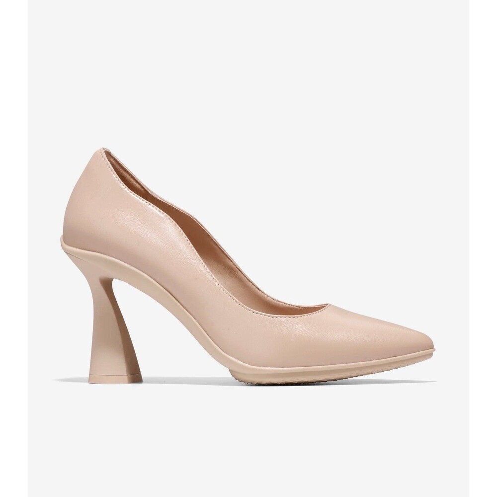 NEW Cole Haan Womens Size 8 Nude Brushed Leather Grand Ambition York Pumps